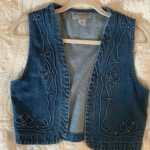 Coastal Cowgirl Denim Vest